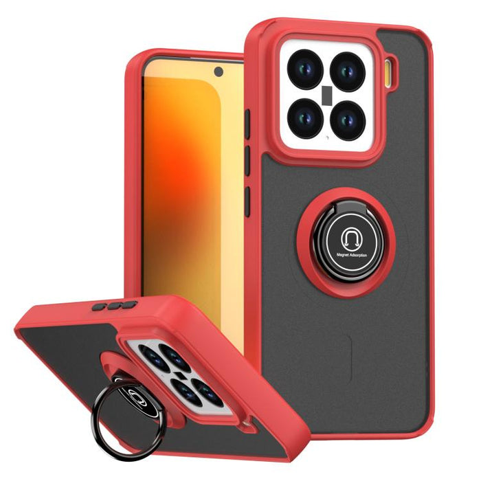 Funda para teléfono Q Shadow 1 Series de TPU + PC con anillo, For Xiaomi 17T Pro 5G, For Xiaomi 17T 5G, For Xiaomi 17 Pro Max, For Xiaomi 17 Pro, For Xiaomi 17, For Xiaomi 15T Pro 5G, For Xiaomi 15T 5G, For Xiaomi 15 5G