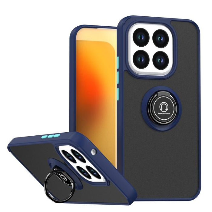 Funda para teléfono Q Shadow 1 Series de TPU + PC con anillo, For Xiaomi 17T Pro 5G, For Xiaomi 17T 5G, For Xiaomi 17 Pro Max, For Xiaomi 17 Pro, For Xiaomi 17, For Xiaomi 15T Pro 5G, For Xiaomi 15T 5G, For Xiaomi 15 5G