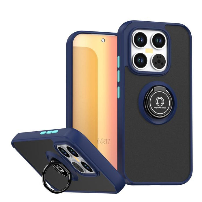 Funda para teléfono Q Shadow 1 Series de TPU + PC con anillo, For Xiaomi 17T Pro 5G, For Xiaomi 17T 5G, For Xiaomi 17 Pro Max, For Xiaomi 17 Pro, For Xiaomi 17, For Xiaomi 15T Pro 5G, For Xiaomi 15T 5G, For Xiaomi 15 5G