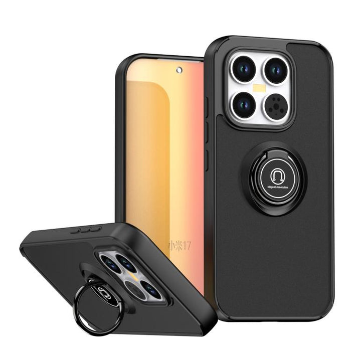 Funda para teléfono Q Shadow 1 Series de TPU + PC con anillo, For Xiaomi 17T Pro 5G, For Xiaomi 17T 5G, For Xiaomi 17 Pro Max, For Xiaomi 17 Pro, For Xiaomi 17, For Xiaomi 15T Pro 5G, For Xiaomi 15T 5G, For Xiaomi 15 5G