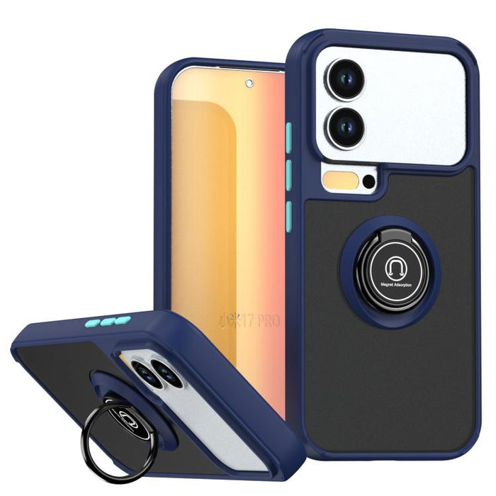 Funda para teléfono Q Shadow 1 Series de TPU + PC con anillo, For Xiaomi 17T Pro 5G, For Xiaomi 17T 5G, For Xiaomi 17 Pro Max, For Xiaomi 17 Pro, For Xiaomi 17, For Xiaomi 15T Pro 5G, For Xiaomi 15T 5G, For Xiaomi 15 5G