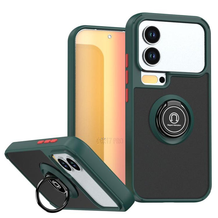 Funda para teléfono Q Shadow 1 Series de TPU + PC con anillo, For Xiaomi 17T Pro 5G, For Xiaomi 17T 5G, For Xiaomi 17 Pro Max, For Xiaomi 17 Pro, For Xiaomi 17, For Xiaomi 15T Pro 5G, For Xiaomi 15T 5G, For Xiaomi 15 5G