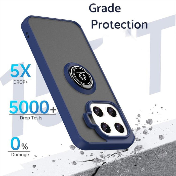 Funda para teléfono Q Shadow 1 Series de TPU + PC con anillo, For Xiaomi 17T Pro 5G, For Xiaomi 17T 5G, For Xiaomi 17 Pro Max, For Xiaomi 17 Pro, For Xiaomi 17, For Xiaomi 15T Pro 5G, For Xiaomi 15T 5G, For Xiaomi 15 5G
