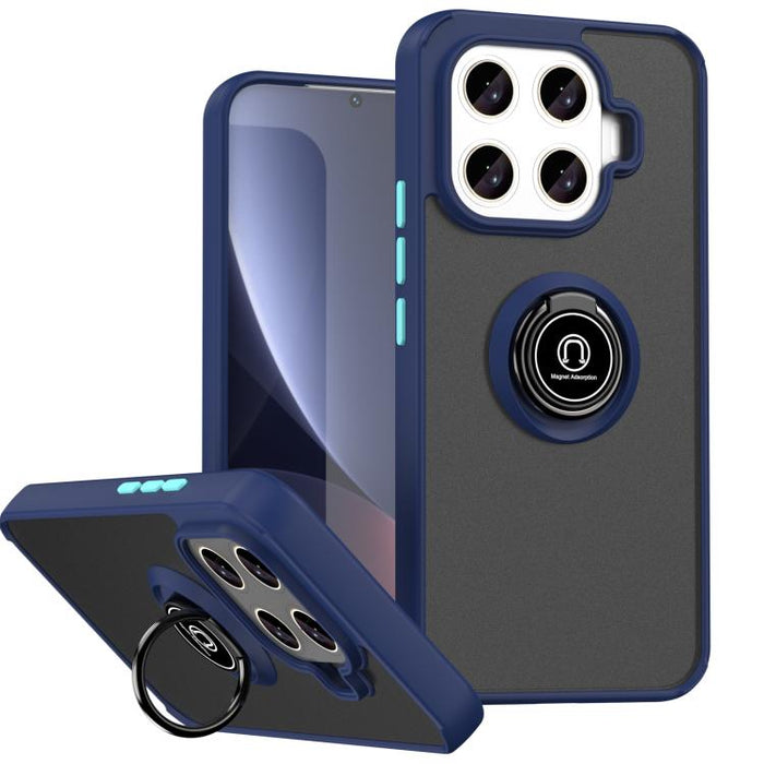 Funda para teléfono Q Shadow 1 Series de TPU + PC con anillo, For Xiaomi 17T Pro 5G, For Xiaomi 17T 5G, For Xiaomi 17 Pro Max, For Xiaomi 17 Pro, For Xiaomi 17, For Xiaomi 15T Pro 5G, For Xiaomi 15T 5G, For Xiaomi 15 5G
