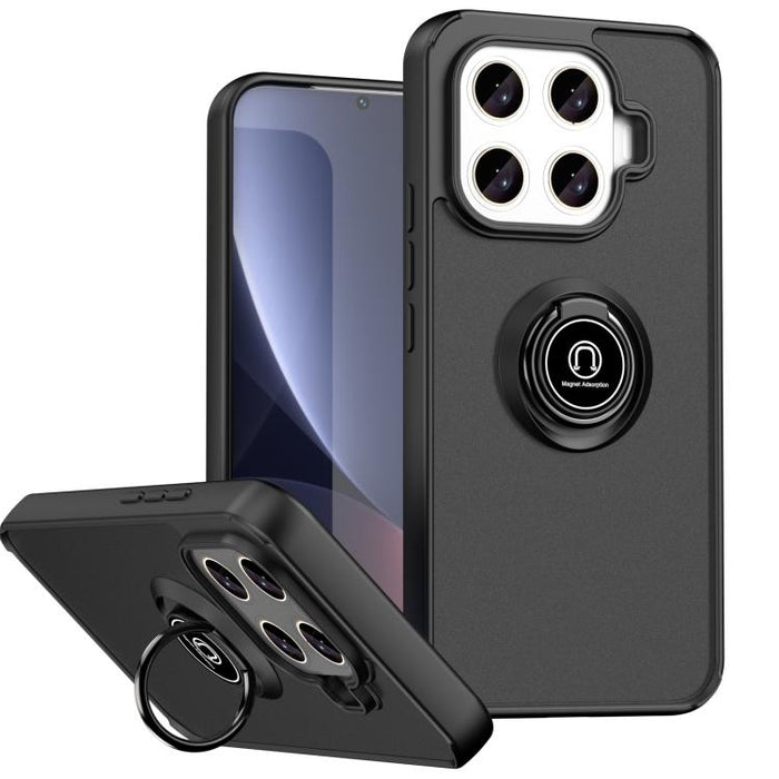 Funda para teléfono Q Shadow 1 Series de TPU + PC con anillo, For Xiaomi 17T Pro 5G, For Xiaomi 17T 5G, For Xiaomi 17 Pro Max, For Xiaomi 17 Pro, For Xiaomi 17, For Xiaomi 15T Pro 5G, For Xiaomi 15T 5G, For Xiaomi 15 5G