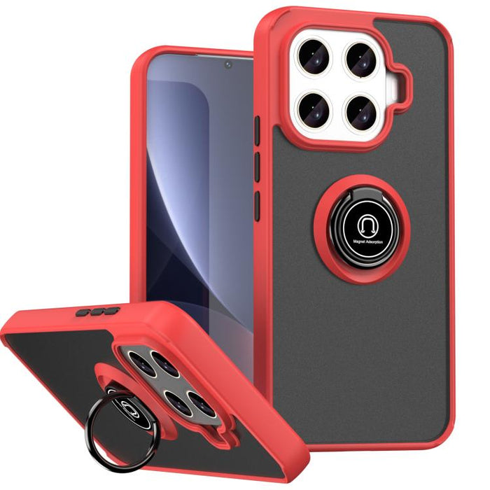 Funda para teléfono Q Shadow 1 Series de TPU + PC con anillo, For Xiaomi 17T Pro 5G, For Xiaomi 17T 5G, For Xiaomi 17 Pro Max, For Xiaomi 17 Pro, For Xiaomi 17, For Xiaomi 15T Pro 5G, For Xiaomi 15T 5G, For Xiaomi 15 5G