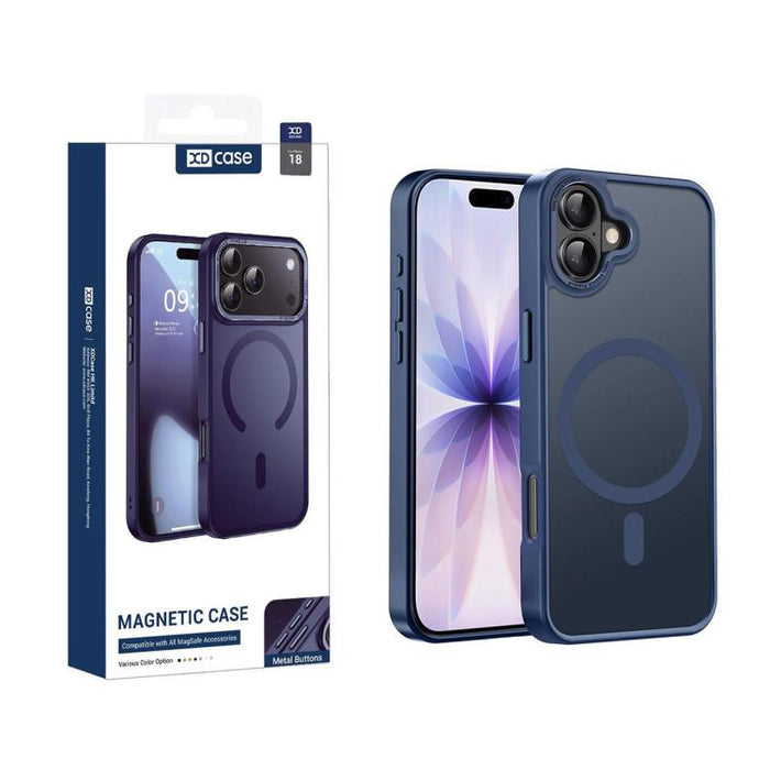 XDcase Metal Lens Frame Skin Feel Magnetic Phone Case, For iPhone 17 Pro Max, For iPhone 17 Pro, For iPhone 17