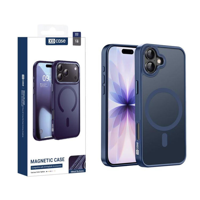XDcase Metal Lens Frame Skin Feel Magnetic Phone Case, For iPhone 17 Pro Max, For iPhone 17 Pro, For iPhone 17