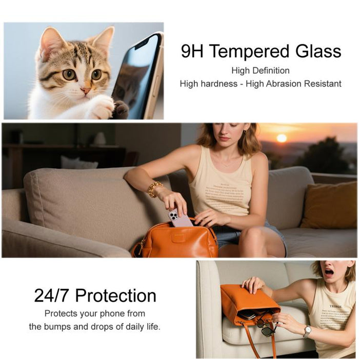 imak Anti-Reflection Series Full Coverage Tempered Glass Film, For iPhone 17 Pro Max, For iPhone 17 Pro, For iPhone 17, For iPhone Air