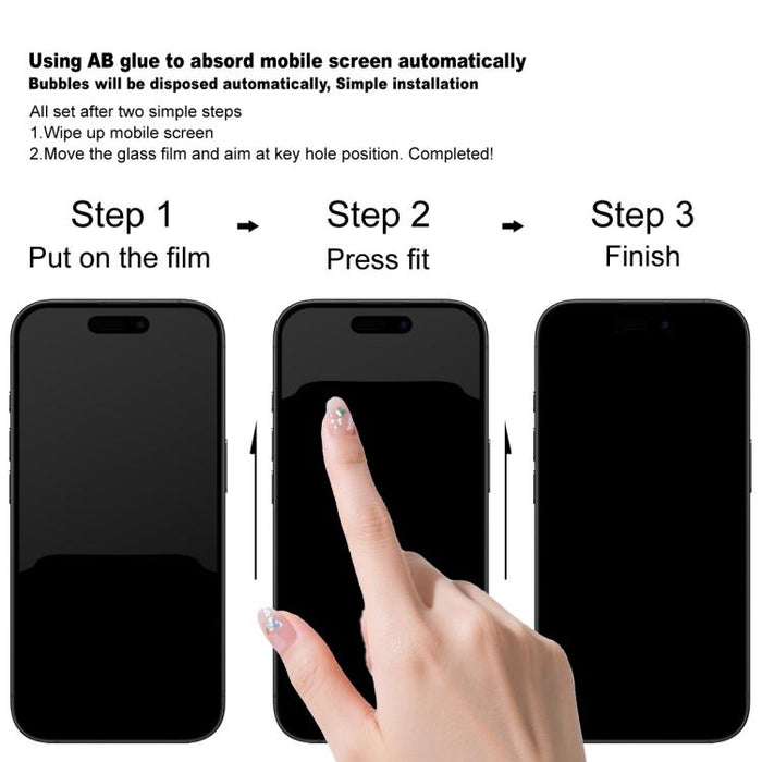 imak Anti-Reflection Series Full Coverage Tempered Glass Film, For iPhone 17 Pro Max, For iPhone 17 Pro, For iPhone 17, For iPhone Air