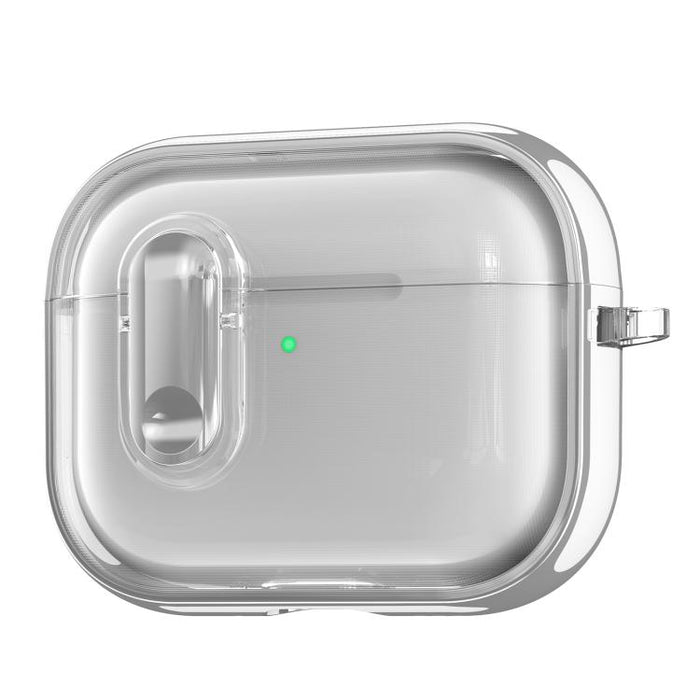Clear Electroplating Wireless Earphones Case with Switch, For AirPods Pro 3, For AirPods 4, For AirPods Pro 2, For AirPods Pro