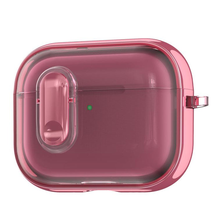 Clear Electroplating Wireless Earphones Case with Switch, For AirPods Pro 3, For AirPods 4, For AirPods Pro 2, For AirPods Pro