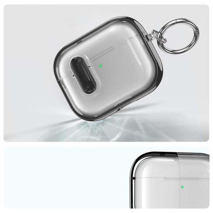 Clear Electroplating Wireless Earphones Case with Switch, For AirPods Pro 3, For AirPods 4, For AirPods Pro 2, For AirPods Pro