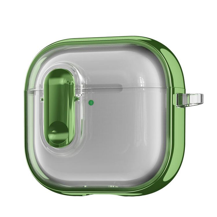 Clear Electroplating Wireless Earphones Case with Switch, For AirPods Pro 3, For AirPods 4, For AirPods Pro 2, For AirPods Pro