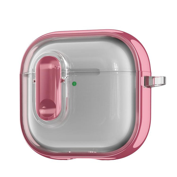 Clear Electroplating Wireless Earphones Case with Switch, For AirPods Pro 3, For AirPods 4, For AirPods Pro 2, For AirPods Pro