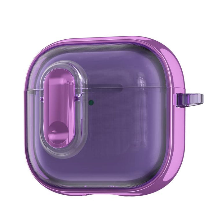 Clear Electroplating Wireless Earphones Case with Switch, For AirPods Pro 3, For AirPods 4, For AirPods Pro 2, For AirPods Pro