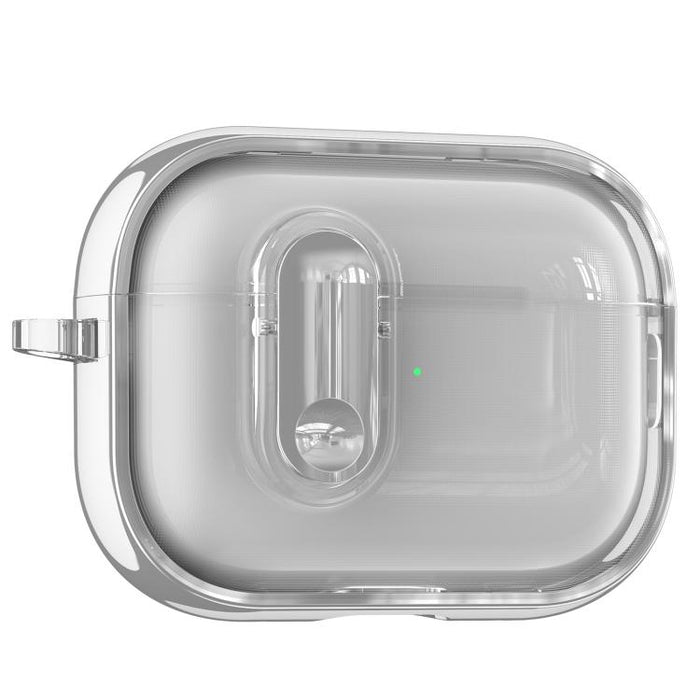 Clear Electroplating Wireless Earphones Case with Switch, For AirPods Pro 3, For AirPods 4, For AirPods Pro 2, For AirPods Pro