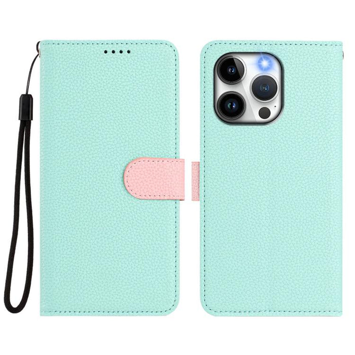 Detachable Litchi Texture Magnetic Side-Patch Vegan Leather Phone Case, For iPhone 13 Pro Max, For iPhone 13 Pro, For iPhone 13, For iPhone 12 / 12 Pro, For iPhone 12 Pro Max, For iPhone 11 Pro Max, For iPhone 11, For iPhone 11 Pro                     ...