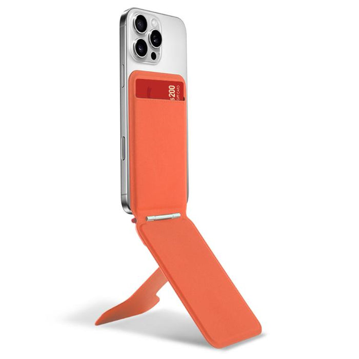 Do As You Wish I-Shaped Hinge Magnetic Phone Stand with Card Holder