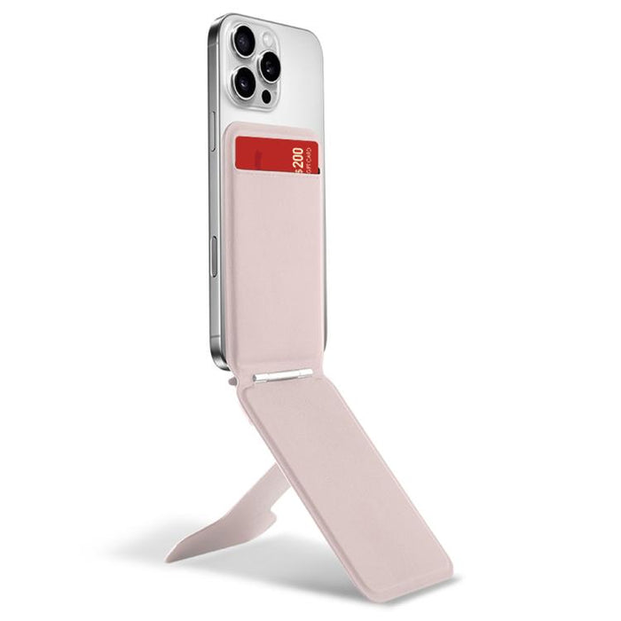 Do As You Wish I-Shaped Hinge Magnetic Phone Stand with Card Holder