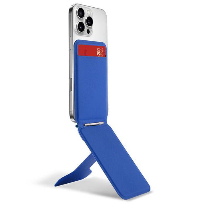 Do As You Wish I-Shaped Hinge Magnetic Phone Stand with Card Holder