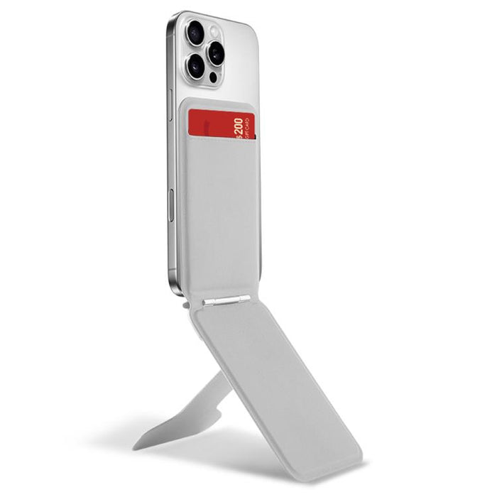 Do As You Wish I-Shaped Hinge Magnetic Phone Stand with Card Holder