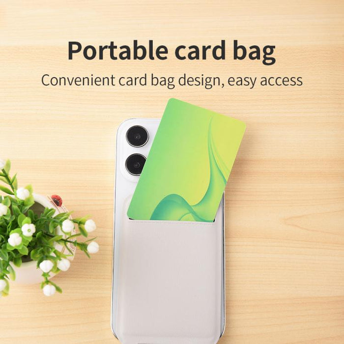Do As You Wish I-Shaped Hinge Magnetic Phone Stand with Card Holder