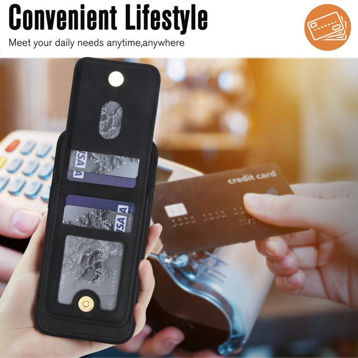 YM030 Retro Faux Leather Magnetic Detachable Wallet Phone Case, For iPhone 17 Pro Max, For iPhone 17 Pro
