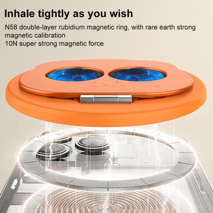 Double-fold Panda Magnetic Ring Phone Holder