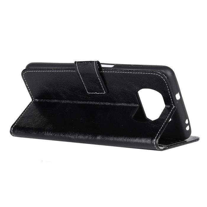 Retro Crazy Horse Texture Funda de cuero con tapa horizontal con soporte y ranuras para tarjetas y marco de fotos y billetera, For LG K22, For Wiko View5 / View5 Plus, For Xiaomi POCO X3 NFC