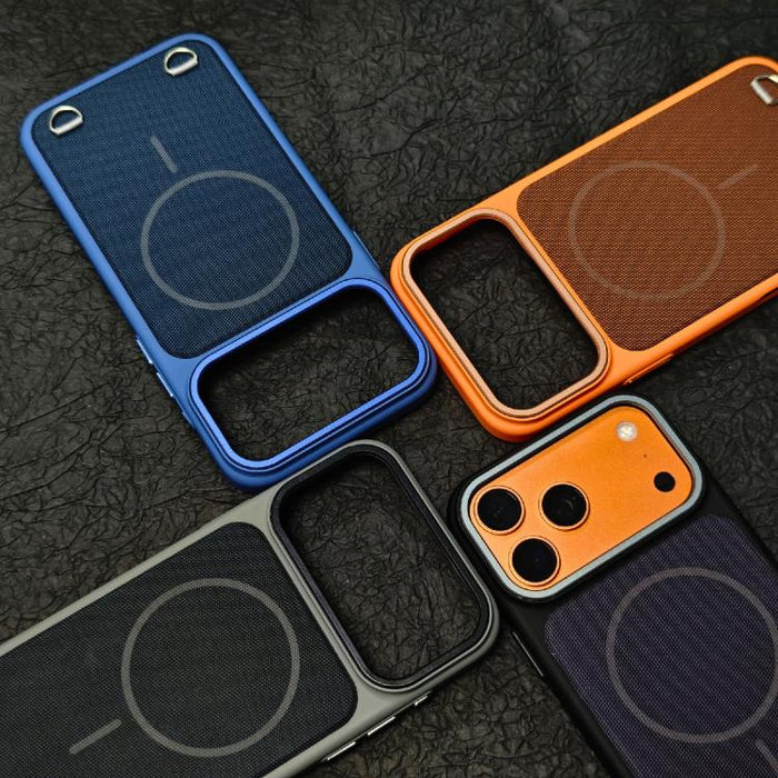 Skin Feel PC + Technology Cloth Magnetic Phone Case, For iPhone 17 Pro Max, For iPhone 17 Pro