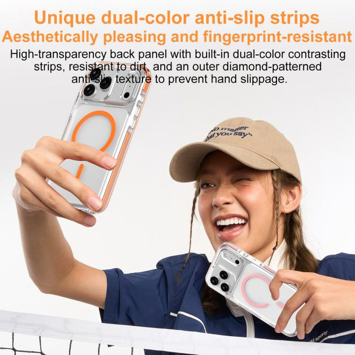 Funda magnética híbrida de PC y TPU Ice Armor para teléfono, For iPhone 17 Pro Max, For iPhone 17 Pro, For iPhone Air