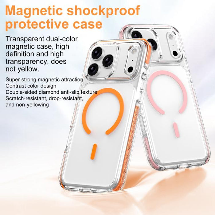 Funda magnética híbrida de PC y TPU Ice Armor para teléfono, For iPhone 17 Pro Max, For iPhone 17 Pro, For iPhone Air