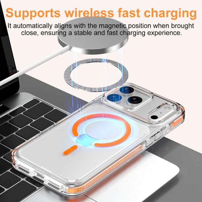 Funda magnética híbrida de PC y TPU Ice Armor para teléfono, For iPhone 17 Pro Max, For iPhone 17 Pro, For iPhone Air