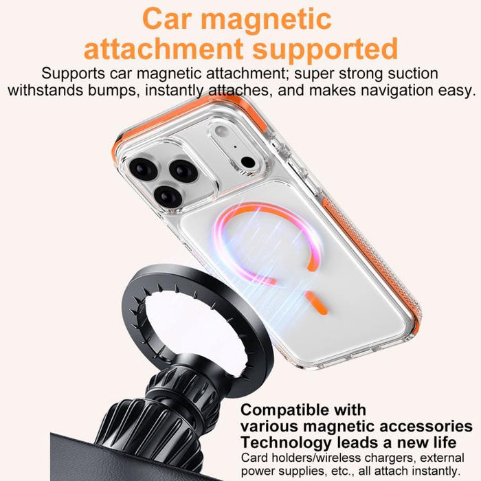 Funda magnética híbrida de PC y TPU Ice Armor para teléfono, For iPhone 17 Pro Max, For iPhone 17 Pro, For iPhone Air