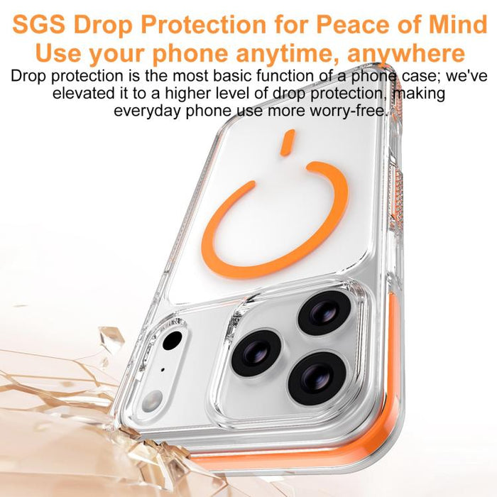 Funda magnética híbrida de PC y TPU Ice Armor para teléfono, For iPhone 17 Pro Max, For iPhone 17 Pro, For iPhone Air
