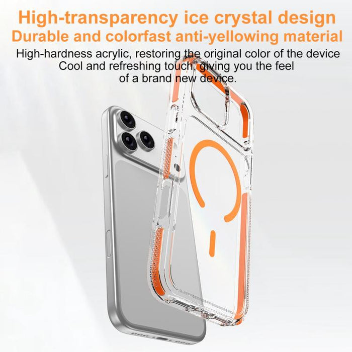 Funda magnética híbrida de PC y TPU Ice Armor para teléfono, For iPhone 17 Pro Max, For iPhone 17 Pro, For iPhone Air