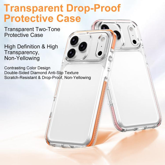 Funda para teléfono Ice Armor híbrida de PC y TPU, For iPhone 17 Pro Max, For iPhone 17 Pro, For iPhone Air