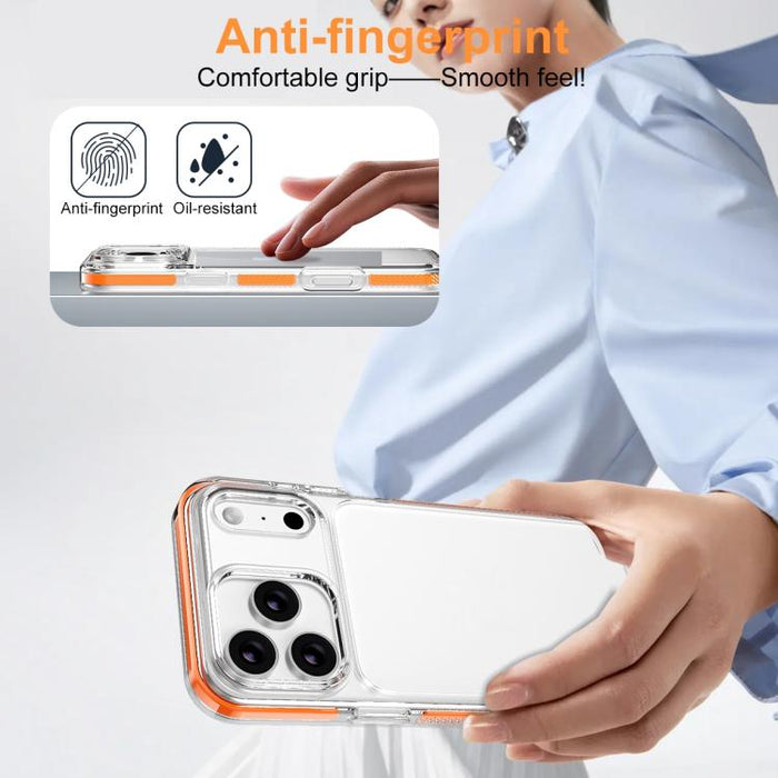 Funda para teléfono Ice Armor híbrida de PC y TPU, For iPhone 17 Pro Max, For iPhone 17 Pro, For iPhone Air