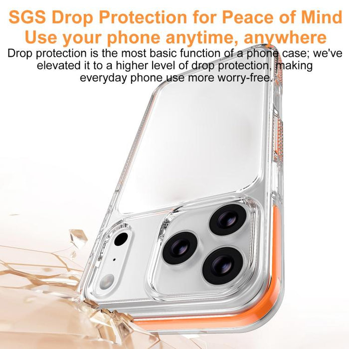 Funda para teléfono Ice Armor híbrida de PC y TPU, For iPhone 17 Pro Max, For iPhone 17 Pro, For iPhone Air