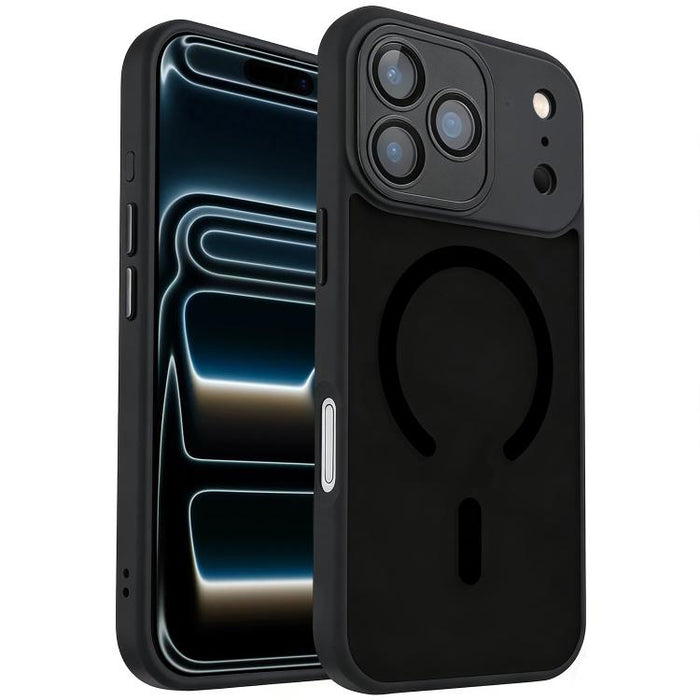 Funda magnética esmerilada con textura de piel XDcase con protector de lente, For iPhone 17 Pro Max, For iPhone 17 Pro, For iPhone 17, For iPhone Air