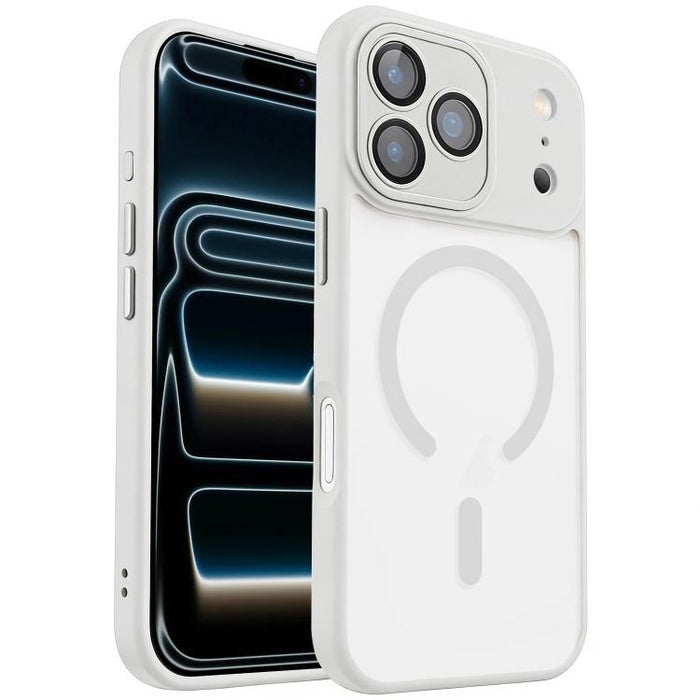 Funda magnética esmerilada con textura de piel XDcase con protector de lente, For iPhone 17 Pro Max, For iPhone 17 Pro, For iPhone 17, For iPhone Air