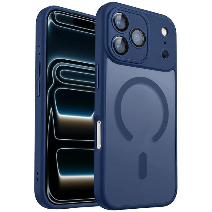 Funda magnética esmerilada con textura de piel XDcase con protector de lente, For iPhone 17 Pro Max, For iPhone 17 Pro, For iPhone 17, For iPhone Air