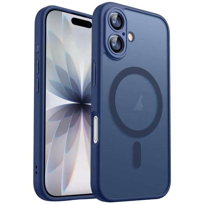 Funda magnética esmerilada con textura de piel XDcase con protector de lente, For iPhone 17 Pro Max, For iPhone 17 Pro, For iPhone 17, For iPhone Air