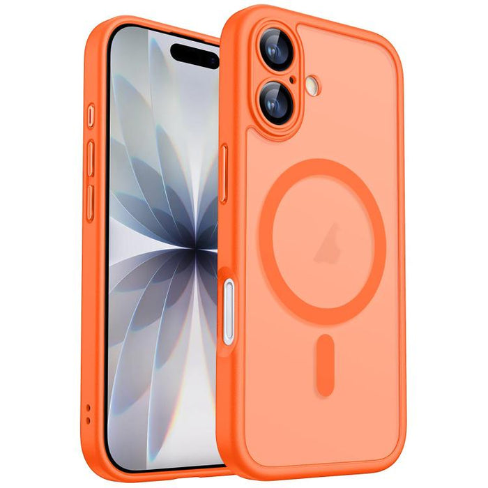 Funda magnética esmerilada con textura de piel XDcase con protector de lente, For iPhone 17 Pro Max, For iPhone 17 Pro, For iPhone 17, For iPhone Air