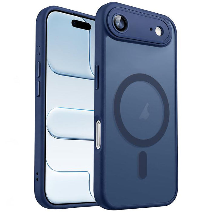 Funda magnética esmerilada con textura de piel XDcase con protector de lente, For iPhone 17 Pro Max, For iPhone 17 Pro, For iPhone 17, For iPhone Air