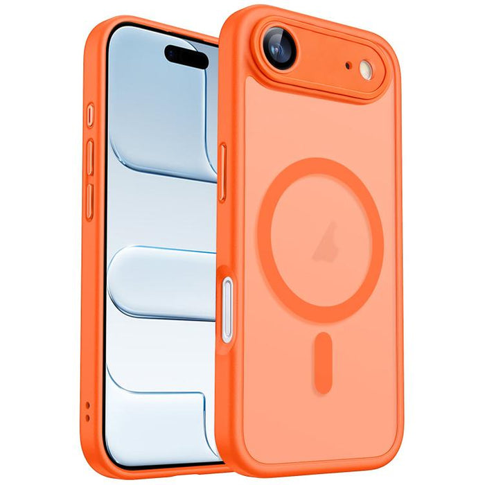Funda magnética esmerilada con textura de piel XDcase con protector de lente, For iPhone 17 Pro Max, For iPhone 17 Pro, For iPhone 17, For iPhone Air