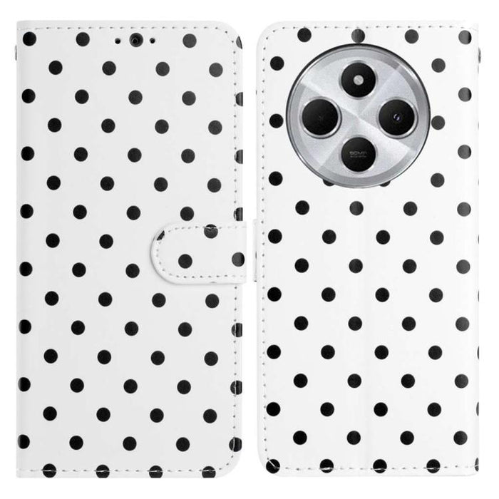 Funda para teléfono de piel vegana con estampado de pequeños puntos, For Redmi Note 15 Pro+ 5G Global 163.3mm, For Redmi Note 15 4G / 5G Global 164mm, For Redmi K90 Pro Max / Poco F8 Ultra, For Redmi K90 / Poco F8 Pro                                   ...
