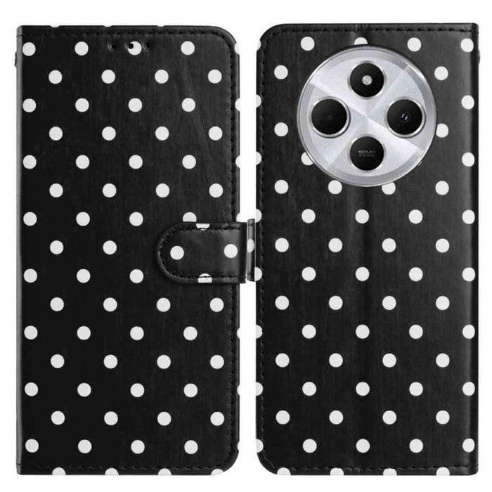 Funda para teléfono de piel vegana con estampado de pequeños puntos, For Redmi Note 15 Pro+ 5G Global 163.3mm, For Redmi Note 15 4G / 5G Global 164mm, For Redmi K90 Pro Max / Poco F8 Ultra, For Redmi K90 / Poco F8 Pro                                   ...