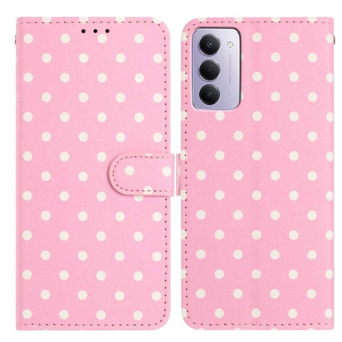 Funda para teléfono de piel vegana con estampado de pequeños puntos, For Redmi Note 15 Pro+ 5G Global 163.3mm, For Redmi Note 15 4G / 5G Global 164mm, For Redmi K90 Pro Max / Poco F8 Ultra, For Redmi K90 / Poco F8 Pro                                   ...